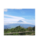 【富士山】あえて登らず車窓から見る（個別スタンプ：33）