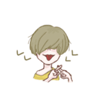 男の子たち！(韓国語)（個別スタンプ：5）