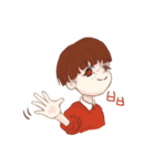 男の子たち！(韓国語)（個別スタンプ：18）