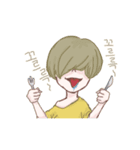 男の子たち！(韓国語)（個別スタンプ：25）