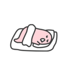 ピンクの人（個別スタンプ：8）