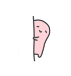 ピンクの人（個別スタンプ：14）