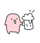 ピンクの人（個別スタンプ：15）