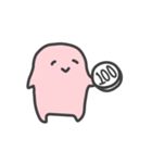 ピンクの人（個別スタンプ：17）