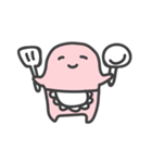 ピンクの人（個別スタンプ：20）
