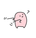 ピンクの人（個別スタンプ：21）