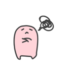 ピンクの人（個別スタンプ：23）