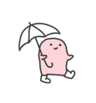ピンクの人（個別スタンプ：24）