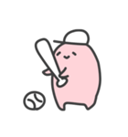 ピンクの人（個別スタンプ：31）