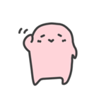 ピンクの人（個別スタンプ：32）