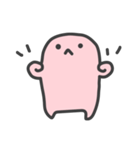 ピンクの人（個別スタンプ：34）