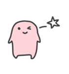 ピンクの人（個別スタンプ：36）