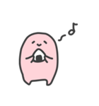 ピンクの人（個別スタンプ：39）