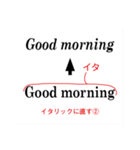 校正記号を覚えよう（個別スタンプ：30）