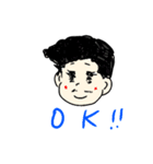 可愛い目のおじさん（個別スタンプ：5）