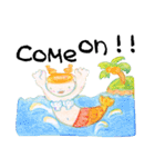 カラフルな虹とユニークなひと〜色鉛筆〜（個別スタンプ：13）