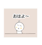 アホ毛くん（個別スタンプ：3）
