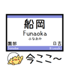 京都 嵯峨野線 山陰本線 気軽に今この駅！（個別スタンプ：16）