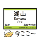 山陰本線(京都 兵庫 鳥取)気軽に今この駅！（個別スタンプ：29）