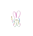 うさぎ、ねこ、くま（個別スタンプ：2）