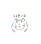 うさぎ、ねこ、くま（個別スタンプ：3）