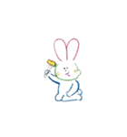 うさぎ、ねこ、くま（個別スタンプ：7）