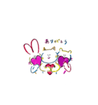 うさぎ、ねこ、くま（個別スタンプ：8）