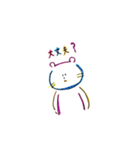 うさぎ、ねこ、くま（個別スタンプ：13）