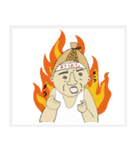 男図鑑ネバネバ納豆男（個別スタンプ：8）