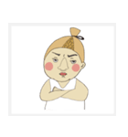 男図鑑ネバネバ納豆男（個別スタンプ：9）