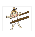 男図鑑ネバネバ納豆男（個別スタンプ：22）