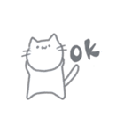 普通に使いやすい猫（個別スタンプ：3）