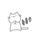 普通に使いやすい猫（個別スタンプ：4）
