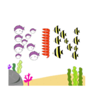 海中のメッセージ（個別スタンプ：23）
