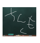 Blackboard/小学一年生 に（個別スタンプ：24）