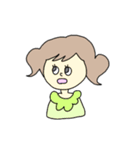 女の子の日常2（個別スタンプ：3）