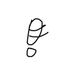 句読点 4Real（個別スタンプ：1）