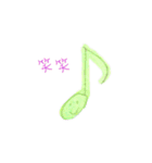 天使とイルカと音楽と（個別スタンプ：36）