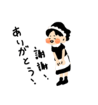 青の可愛い子（個別スタンプ：3）