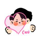 青の可愛い子（個別スタンプ：11）