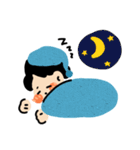 青の可愛い子（個別スタンプ：12）
