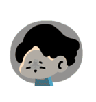 青の可愛い子（個別スタンプ：16）