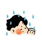 青の可愛い子（個別スタンプ：18）
