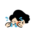 青の可愛い子（個別スタンプ：21）