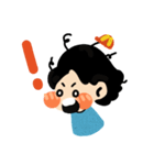 青の可愛い子（個別スタンプ：25）