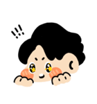 青の可愛い子（個別スタンプ：26）
