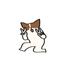 勢いのあるコーギー（個別スタンプ：1）
