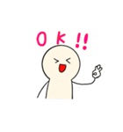 人間くんスタンプ（個別スタンプ：3）
