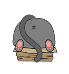 四角ネコちゃん（個別スタンプ：2）