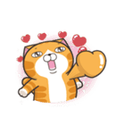 動く！ランラン猫 (Japanese ver.)（個別スタンプ：10）